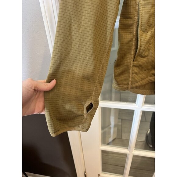 USMC Polartec FROG Grid Fleece 1/2 Zip Pullover Coyote Brown, Large.   Ff - Picture 3 of 10